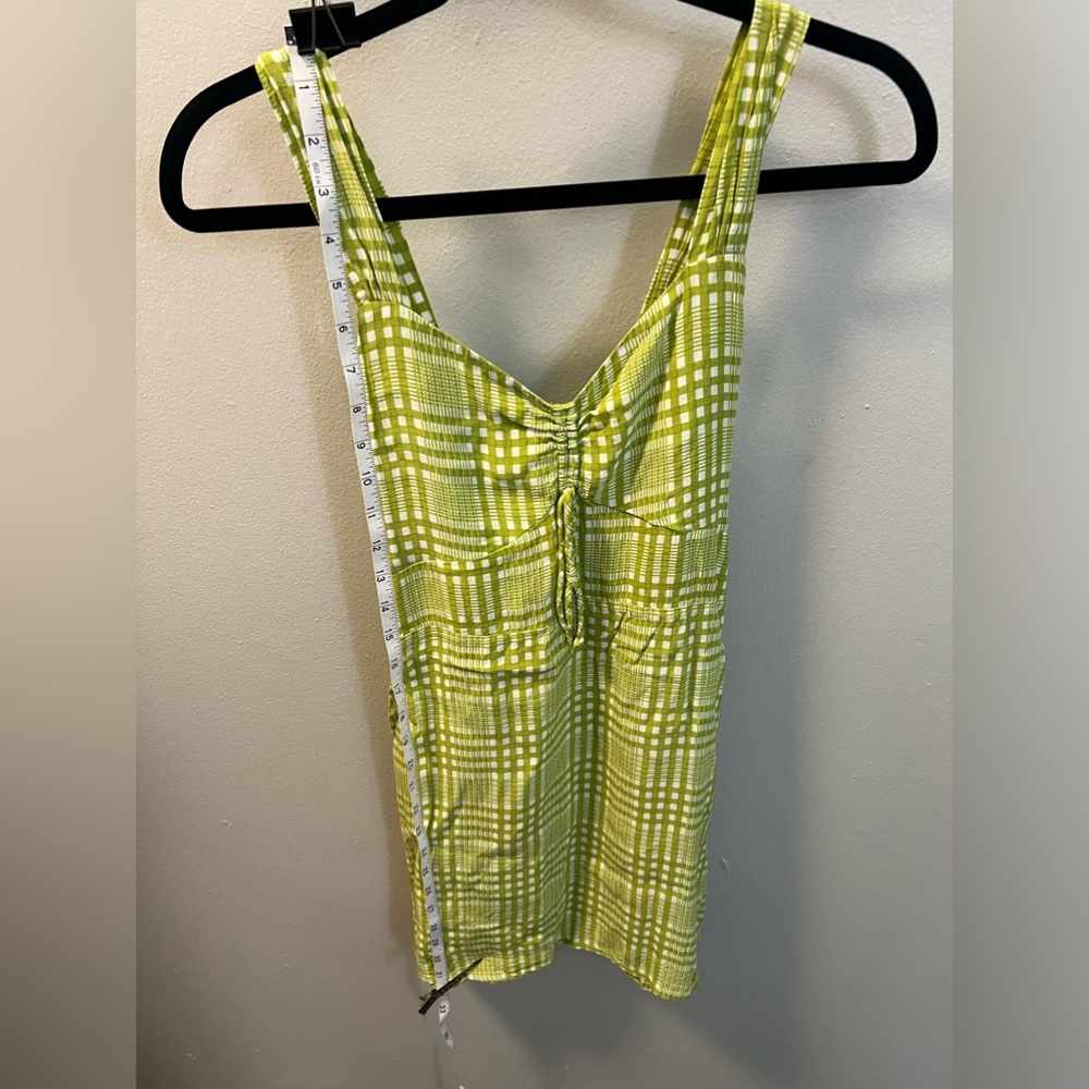 Faithfull The Brand Imogen Lime Mini Dress